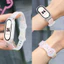 Dây đeo silicon trong suốt cho Xiaomi Mi Band 5/6/3/4/7/8/9/10, vòng đeo tay thông minh, thoáng khí