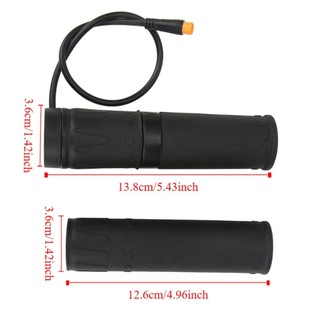 Tay ga FT-158X cho xe đạp điện, tương thích 24-72V, tay lái cao su 22,2mm màu đen, bộ điều khiển tăng tốc