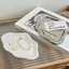 Tấm lưu trữ JUIC, Khay đựng đồ trang sức Mini bằng nhựa, Tấm trưng bày trang sức hình đám mây sáng tạo Đồng hồ / Lưu trữ chìa khóa