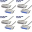 Btsg Shield DB25 Nam Nữ Cổng Song Song Cáp IEEE1284 Cho Dot Matrixes Máy In Hệ Thống Di Sản