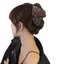 Kẹp Tóc ESSENCEH, Vuốt Tóc Tam Giác Vải Đa Năng, Kẹp Cá Mập Thanh Lịch Bé Gái