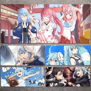 Lần Đó Tôi Tái Sinh Làm Miếng Lót Chuột Slime - Rimuru Tempest Anime Để Bàn, Đế Chống Trơn Trượt Dày 3 Mm