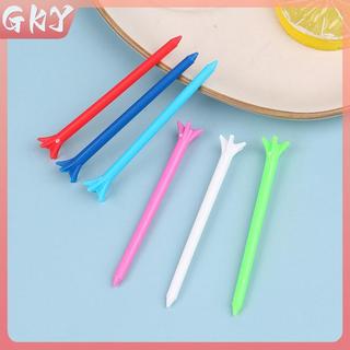 GKY 100 Chiếc Màu Hỗn Hợp Golf Tee 5 Prong 83mm Ít Kháng Lực Golf Tee Huấn Luyện Giá Đỡ Thể Thao Ngoài Trời Phụ Kiện GKY
