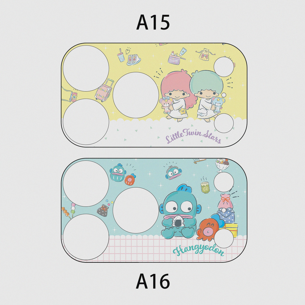 [2 Cái] Sanrio Hello Kitty Kuromi Cinnamoroll Miếng Dán Giấy Máy Ảnh Mềm Mỏng Cho iPhone 17 Pro / 17 Pro Max Trang Trí Phim Máy Ảnh Chống Mài Mòn Chống Trầy Xước Bảo Vệ Camera