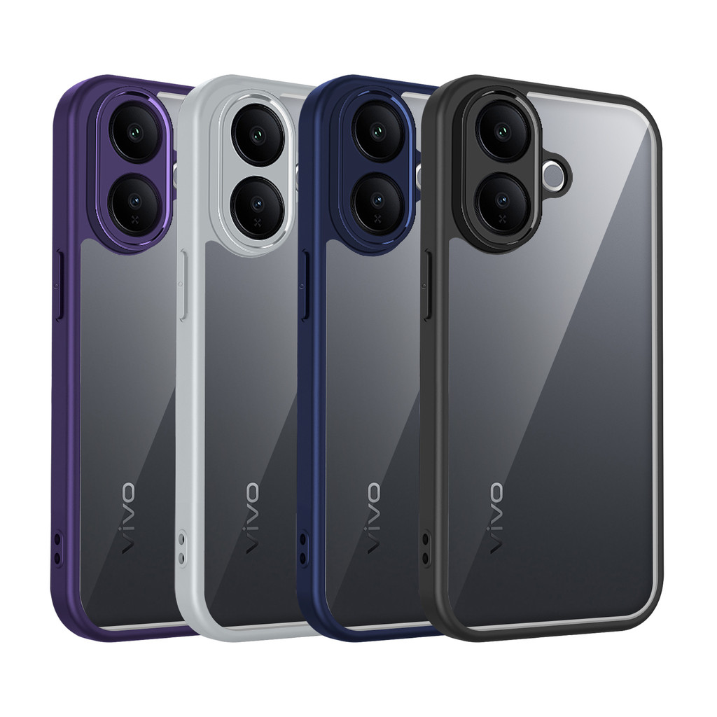 Ốp lưng Vivo V60 Lite 5G Vỏ trong suốt mờ thời trang cho Vivo V60 Lite Vỏ điện thoại