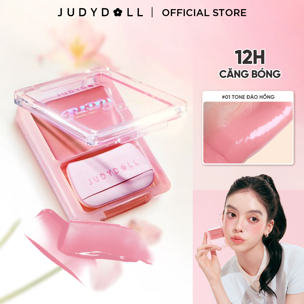 [MỚI] Má Hồng Kem JUDYDOLL Căng Bóng Lâu Trôi Mềm Mịn Chuẩn Màu Tự Nhiên Tạo Hiệu Ứng 3D Gloss
