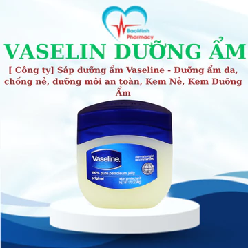 [ Công ty] Sáp dưỡng ẩm Vaseline - Dưỡng ẩm da, chống nẻ, dưỡng môi an toàn, Kem Nẻ, Kem Dưỡng Ẩm