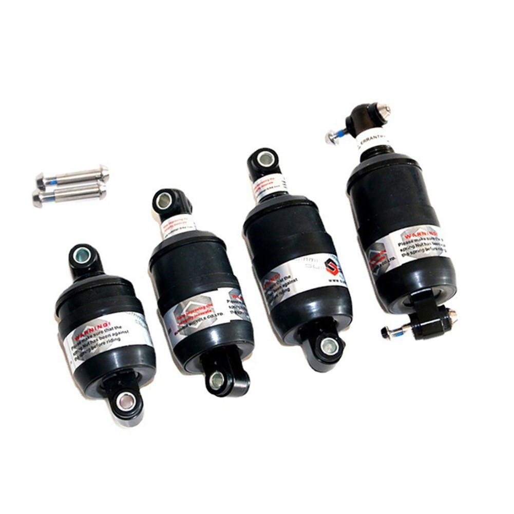 Phuộc Giảm Xóc Sau 100mm\125mm\150mm\175mm Cho Xe Đạp MTB Màu Đen