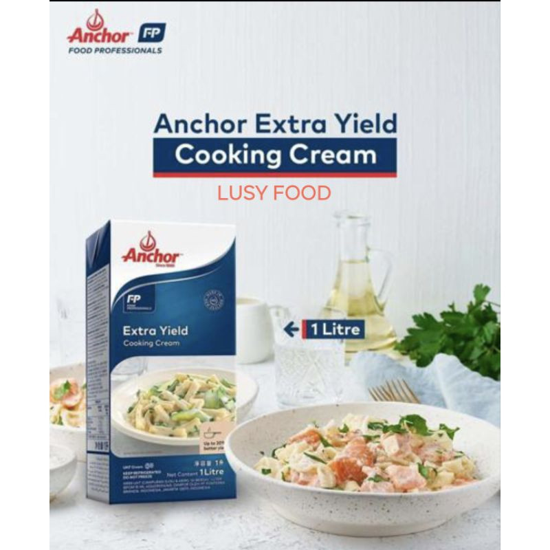 Kem nấu Cooking Cream Hiệu Anchor hộp 1L, Đơn Giản Tiện Lợi Cho Món Ăn Thêm Thơm Ngon
