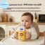 Pufangbliss Giá đỡ cốc sữa có thể gập lại cho trẻ mới biết đi Thiết kế chống gió để sử dụng an toàn VN