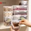 Hộp đựng thực phẩm bằng nhựa trong suốt Bình kín Hộp đựng gia vị chống ẩm Tổ chức lưu trữ nhà bếp VN