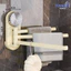 Giá Treo Khăn Gắn Tường Xoay 180,Giá treo khăn ba thanh đa chức năng,Hút chặt tường,chịu lực tốt