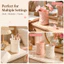 Ống đựng bút hoa nổi bóng đẹp hộp cắm cọ trang điểm bình hoa nhỏ decor bàn học phòng ngủ văn phòng quà tặng xinh góc bàn