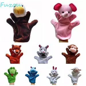 FUZOU Con Rối Tay Cho Động Vật, 24 Loại Đồ Chơi Sang Trọng Con Rối Tay Đáng Yêu, Con Rối Ngón Tay Tương Tác Vải Đáng Yêu Động Vật Tay Ngón Tay Con Rối Nhập Vai