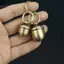 1 Chai thuốc nhỏ bằng đồng thau Acorn ngoài trời Chống ẩm di động Kho chống nước Hộp đựng thuốc sơ cứu Bình kín