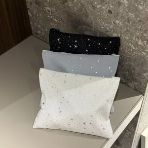Star Chấm Bi Ly Hợp Dung Tích Lớn Đi Chơi Phù Hợp Với Ly Hợp Di Động Vệ Sinh Túi Đựng Mỹ Phẩm Túi Bảo Quản