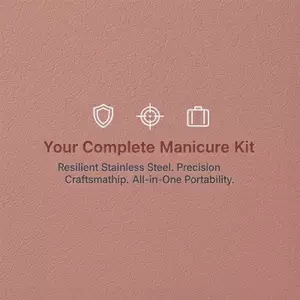 Bộ cắt móng tay 4 mảnh BeautifulHomeA với vỏ da PU cầm tay bền và sắc nét dành cho du lịch tại nhà Chải lông hàng ngày VN