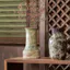Wabi Sabi Vintage Bình Gốm Handmade Phong Cách Nhật Bản Bình Hoa Trang Trí Cho Phòng Khách Phòng Ngủ Trang Trí Nhà Thiết Kế Nội Thất Thẩm Mỹ Tối Giản