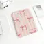sọ nơ hồngGương Mini Xách Tay Gấp Gọn Da PU Nhiều Màu Pastel Phù Hợp Du Lịch