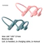 < CarFashion > Tai nghe không dây Giảm tiếng ồn có độ trung thực cao IPX5 Chống nước tương thích Bluetooth50 Tai nghe thể thao dẫn truyền xương cho