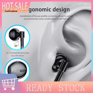 < CarFashion > Tai nghe có dây vòm âm thanh nổi Nghe nhạc Cuộc gọi có độ rõ nét cao 3dB Gọi kiểu cổ cắm cong Loại micro đôi