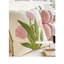 Gối tựa sofa hoa tulip bí ngô dễ thương có ruột trang trí phòng khách phòng ngủ văn phòng phong cách Bắc Âu mềm mại
