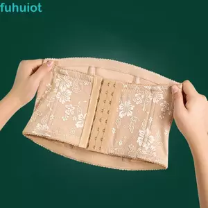 FUHUIOT Tummy Control Shapewear, Đai Bụng Giảm Béo Eo Huấn Luyện, Hợp Thời Trang Đẩy Lên Sau Sinh Kiểm Soát Bụng Ren Hoa Shapers Giảm Cân