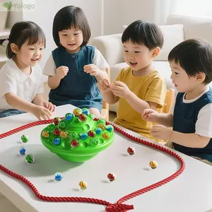 Đồ chơi toán học YOLOGO Montessori, Huấn luyện phối hợp tay mắt Tương tác giữa cha mẹ và con cái Trò chơi cân bằng bóng, Trò chơi bảng cân bằng học tập sớm giáo dục vui nhộn Homeschool