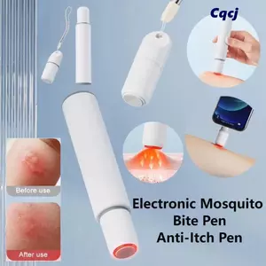 Bút cắn muỗi CQCJ, Sạc Type-c Nhanh chóng Giảm ngứa Thiết bị giảm ngứa điện tử, Bút giảm ngứa chống độc hại di động cho trẻ em người lớn