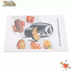 NOTE1 Công thức nấu ăn chiên không khí, Hướng dẫn thực tế 32 Công thức nấu ăn Nồi chiên không khí, Từng bước toàn diện Dễ dàng theo dõi Hình ảnh màu sắc Sách nấu ăn chiên thực phẩm Nấu ăn tại nhà