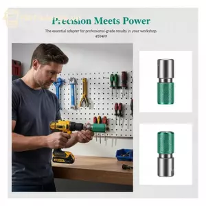 GE 10mm Ren Sang 1 / 4 Inch Hex Adapter Keyless Độ Cứng Cao Đầu Chuyển Đổi Máy Khoan Điện Cho DIY Cải Thiện Nhà Sửa Chữa Làm Việc VN