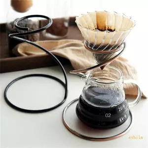 Giá đỡ pha cà phê exhila Giá đỡ bộ lọc kim loại để đổ trên máy nhỏ giọt Sử dụng trên cốc hoặc máy chủ 1 Truy cập tại nhà