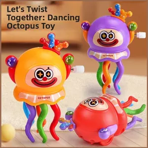 SQ11 Nhảy Múa Bạch Tuộc Đồ Chơi Sáng Tạo Giảm Căng Thẳng Đồ Chơi Cảm Giác Fidget Cho Trẻ Em & Người Lớn Trang Trí Bàn Làm Việc