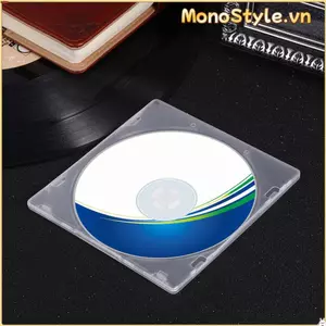 MONOSTYLE 20 Cái CD, Hộp PP vuông trong suốt PP, Vỏ đĩa đơn phong cách mỏng di động có thể lắp đặt Hộp cao su mềm CD