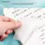 Ziyulinyuk 50 Tờ Sáng Tạo PET Trong Suốt Stiy Ghi Chú Quan Điểm Chống Thấm Nước Stiy Ghi Chú Sinh Viên Văn Phòng Phẩm Trường Học Vật Dụng Văn Phòng VN