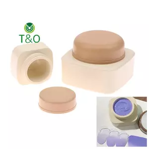 5 / 20g Nhựa Trống Móng Tay Nghệ Thuật Hộp Đựng Mỹ Phẩm Vuông Lọ Kem Mặt Nồi Gel Móng Tay Hộp Bột Trang Điểm Lotion Dụng Cụ Paaging [Mới]