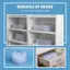 GE Hộp Bảo Quản Nhựa Trong Suốt Sắp Xếp 15 18 24 28 30 36 Lưới Có Thể Điều Chỉnh Cho Hạt Vít Phần Cứng Nhà Xưởng VN