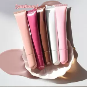 1 Cái Trống 10ml Bóp Ống Mềm Mẫu Chai Kem Mắt Son Bóng Dầu Son Bóng Hộp Đựng Mỹ Phẩm Paaging