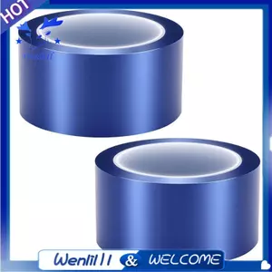 2 cuộn băng chặn để in màn hình Băng in màn hình màu xanh 2 Inch X 72 Yard, cho màn hình lụa, chặn mực