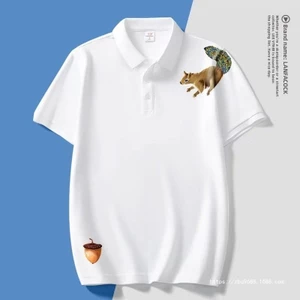 Gehua Pháp Cock POLO Áo Sơ Mi Nam Áo Thun Nam Mùa Hè 2026 In Hình Cổ Tròn Plus Size Cotton Tay Ngắn DHYL