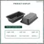 2 Chiếc Bánh Mì Chảo Nướng Chống Dính Thép Carbon Chảo Chảo Khay Bánh Mì Nướng Khuôn Bánh Loaf Bánh Ngọt Bánh Mì Nướng Hộp Nướng Chảo Máy Nướng