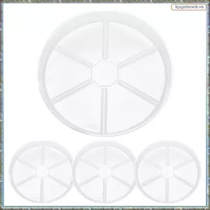 4 Gói Đĩa Thực Vật Trong Suốt 12 Inch Đĩa Thực Vật Nhựa Dày Hơn Khay Thực Vật Chậu Hoa Cho Sân Vườn Ngoài Trời Trong Nhà Dễ Dàng Lắp Đặt Dễ Dàng Sử Dụng