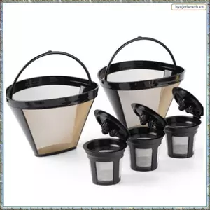 Lọc Máy pha trà vàng Bộ lọc cà phê Thép không gỉ 304