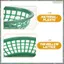 Giỏ đựng thực phẩm bằng nhựa 10 chiếc Hộp đựng đồ ăn nhẹ đựng trái cây để sử dụng thực phẩm
