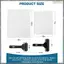 Tấm in gel A5 (5 "X7") Không lão hóa & bong bóng, Tấm gel tái sử dụng để in một bản - để làm thẻ, nhật ký