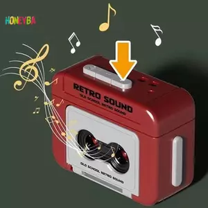 < Honeyba > Hộp Nhạc Mặt Dây Chuyền Móc Khóa Vintage Di Động DIY Hộp Nhạc Chuyển Động Móc Khóa Nhạc Cụ Đồ Chơi Quà Tặng Âm Nhạc Đẹp