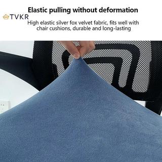 TVKR 1Pc Nhung Ghế Văn Phòng Coverputer Xoay Ghế Co Giãn Hiện Đại Trượt Có Thể Giặt Được Slipcovers Có Thể Tháo Rời Bụi Cover OIK