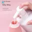 Hộp đựng chai rỗng bằng silicon có thể đổ lại để du lịch với bàn chải làm sạch, B
