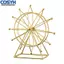 <cosyh>Stylish Gold Wheel Decor Contemporary Accent for Home and Office Decor