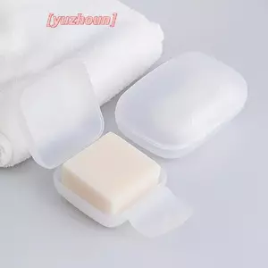 Xà Phòng Di Động Ra Dành Cho Du Lịch Và Kinh Doanh Hộp Xà Phòng Chống Thấm Nước Kín Hộp Bảo Quản Xà Phòng Nhựa Trong Suốt Có Nắp